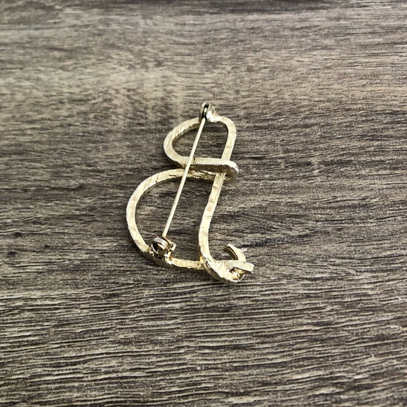 Vtg Letter B Brooch - Picture 7 of 12